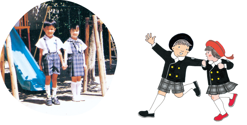 葛飾白百合幼稚園の制服