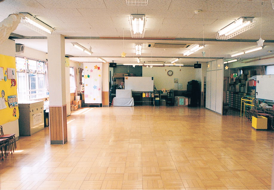 用途にあわせて、仕切れる多機能なホール